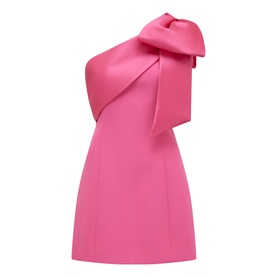 Holly Asymmetrical Bow Mini Dress