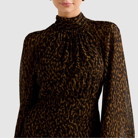 Janelle Printed Flared Dress