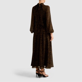Janelle Printed Flared Dress