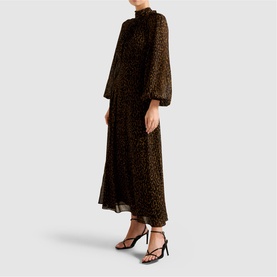 Janelle Printed Flared Dress