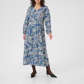 Dahlia Paisley Flared Dress