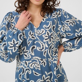Dahlia Paisley Flared Dress