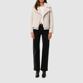 Penny Faux Fur Aviator Jacket