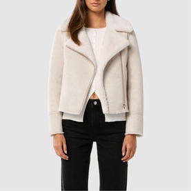 Penny Faux Fur Aviator Jacket