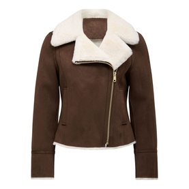 Penny Faux Fur Aviator Jacket