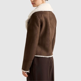 Penny Faux Fur Aviator Jacket