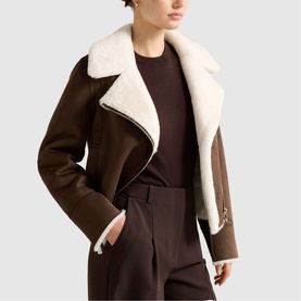 Penny Faux Fur Aviator Jacket