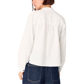 Textured Frill Blouse