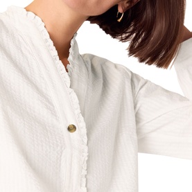 Textured Frill Blouse