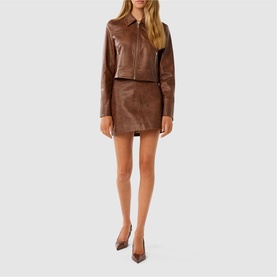 Wren Faux Leather Jacket