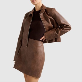 Wren Faux Leather Jacket