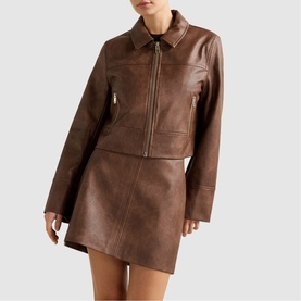 Wren Faux Leather Jacket