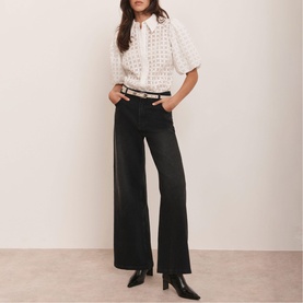 Petal-Detail Shirt