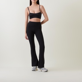 Satin Spaghetti-Strap Yoga Bra