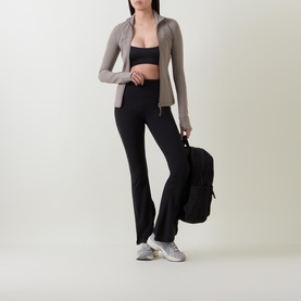 Satin Spaghetti-Strap Yoga Bra