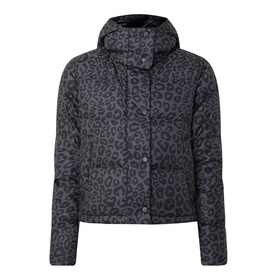 Wunder Puff Leopard Cropped Jacket