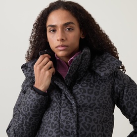 Wunder Puff Leopard Cropped Jacket