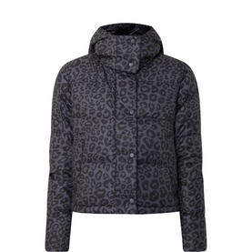 Wunder Puff Leopard Cropped Jacket