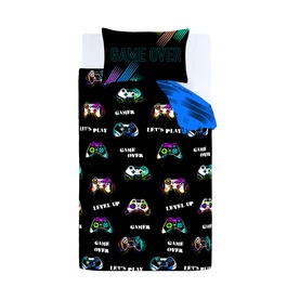 Game Over Duvet Set Black