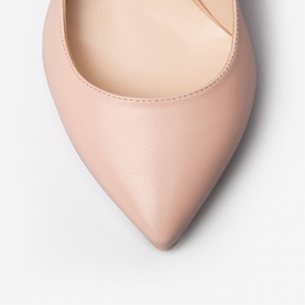 Nappa Bow Leather Pumps