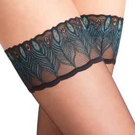 Lunelle Peacock Lace Stay-Ups