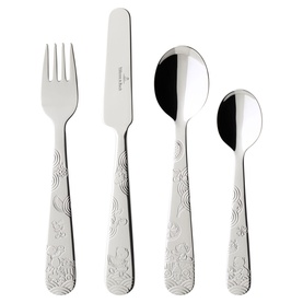 Hungry as a Bear Children Cutlery Four-Piece Set