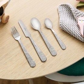 Hungry as a Bear Children Cutlery Four-Piece Set