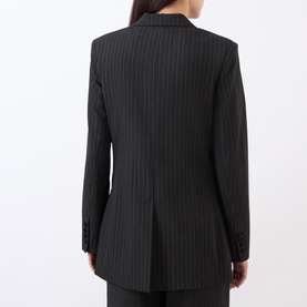 Jevima Pinstripe Double Breasted Blazer