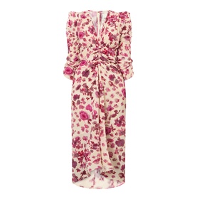 Albini Floral Gathered Dress