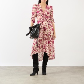 Albini Floral Gathered Dress