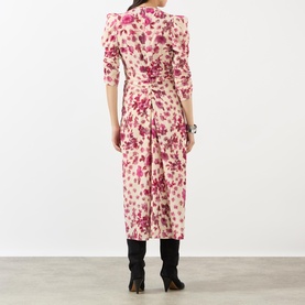 Albini Floral Gathered Dress
