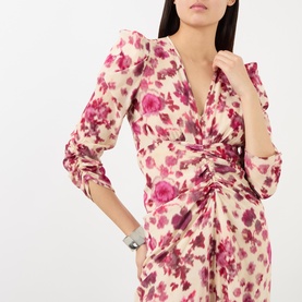 Albini Floral Gathered Dress