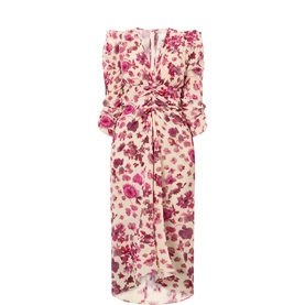 Albini Floral Gathered Dress