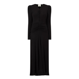 Nejma Ruched Flared Dress