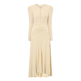 Nejma Ruched Flared Dress