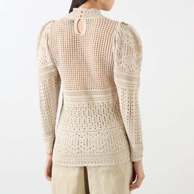 Dahara Open Work Sweater