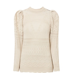 Dahara Open Work Sweater