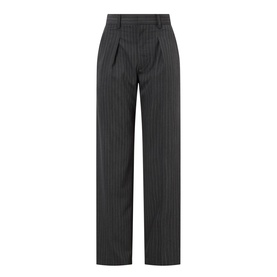 Lisetta High-Rise Pinstripe Wide Leg Trousers