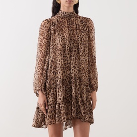 Anaya Leopard Mini Dress