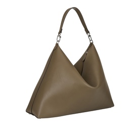 Scooped Leather Shoulder Bag