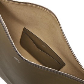 Scooped Leather Shoulder Bag