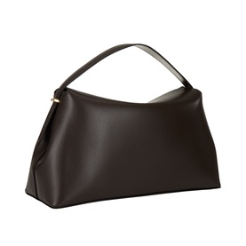 T-Lock Leather Top Handle Bag