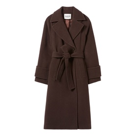Belted Double-Breasted Coat