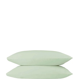 200 Thread Count King Pillowcase Pair Sage