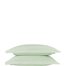 200 Thread Count Oxford Pillowcase Pair Sage