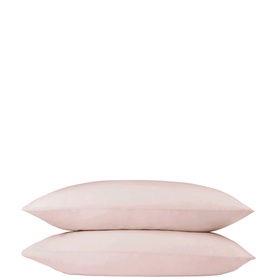 200 Thread Count King Pillowcase Pair Powder Pink