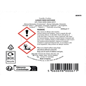 Nordic Cedar Reed Diffuser 621g