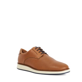 Bow Leather Lace-Up Shoes