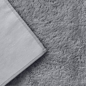 Deep Pile Medium Bath Rug Ash Grey