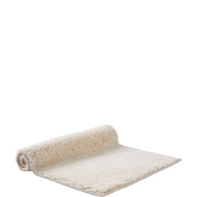 Deep Pile Medium Bath Rug Parchment